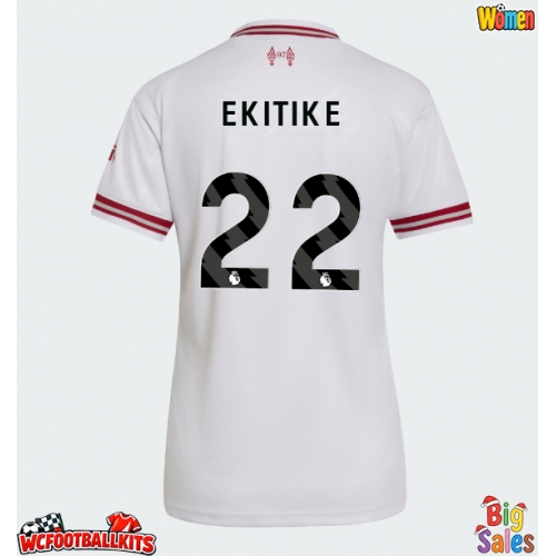 Liverpool Hugo Ekitike #22 Replica Away Stadium Shirt for Women 2026-27 Short Sleeve